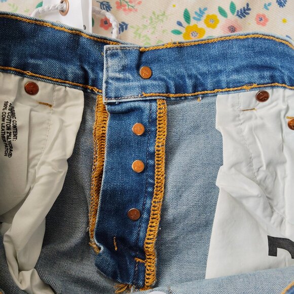 Purple Brand Outlined Monogram Indigo Skinny Jeans - Picture 2 of 12